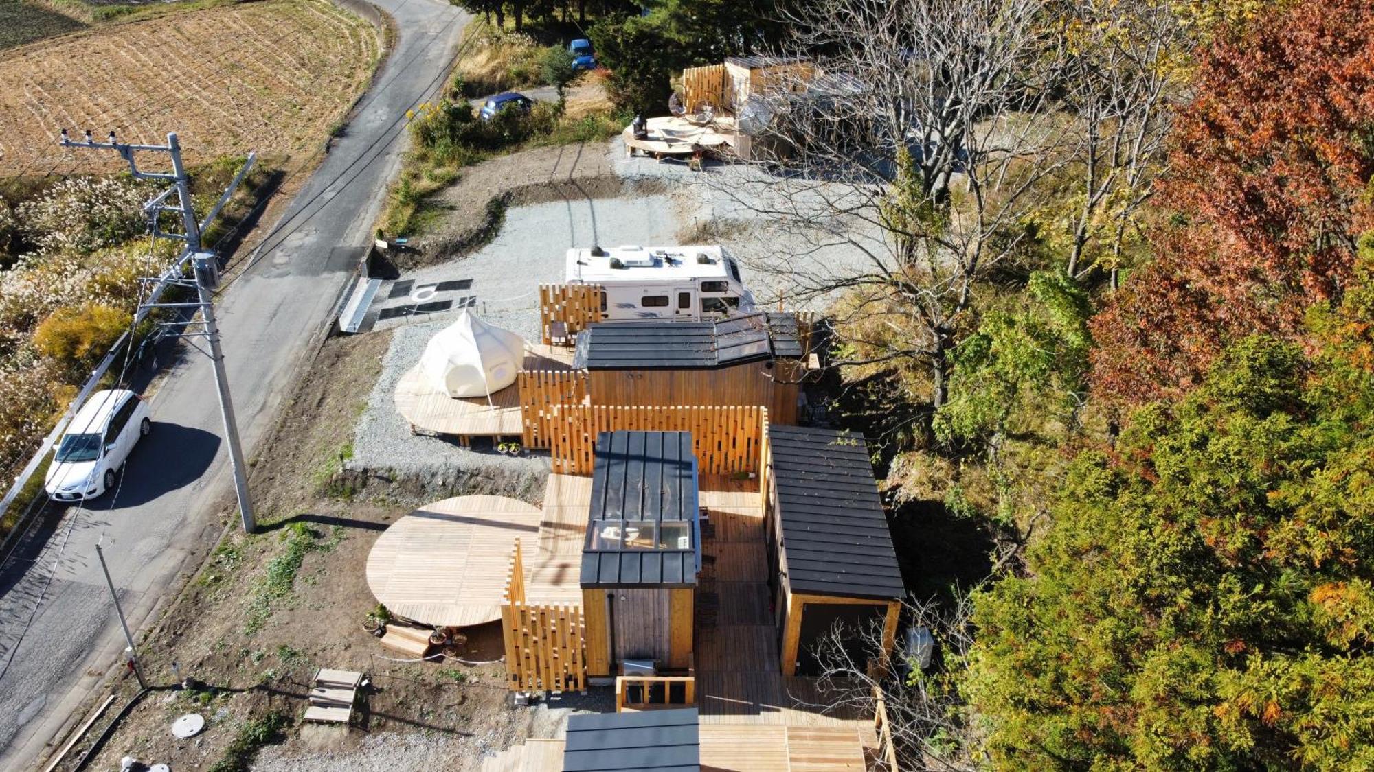 Fuji Dome Glamping Hotel Fujikawaguchiko Exterior foto