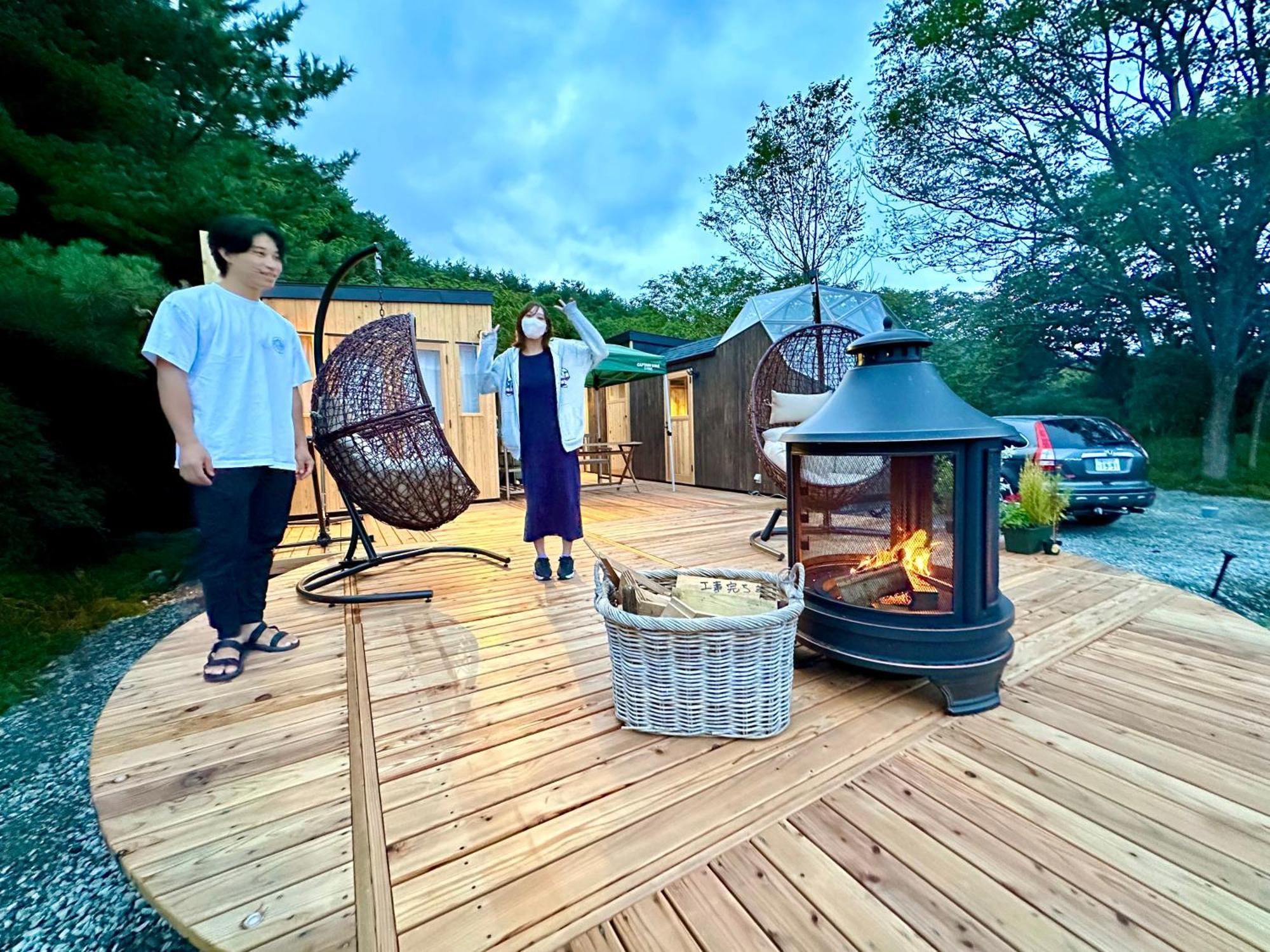 Fuji Dome Glamping Hotel Fujikawaguchiko Exterior foto